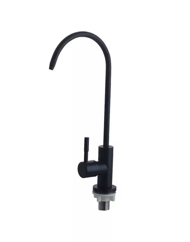 Viengubas juodas vandens čiaupas RO