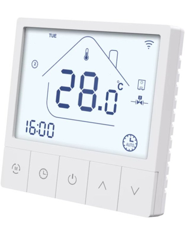 Išmanus laidinis potinkinis patalpos termostatas WIFI SMART