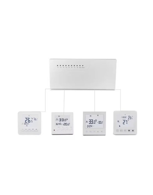 Laidinė 8 zonų centralė grindų šildymo valdymui 1