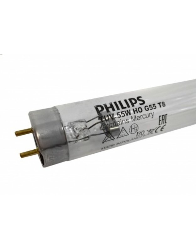 UV filtro lempa  pakeitimui Philips 55W