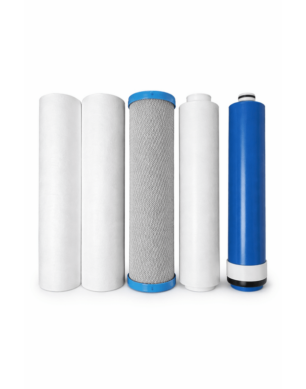 RO5 Pakaitinis osmoso filtro komplektas+50GAL MEMBRANA