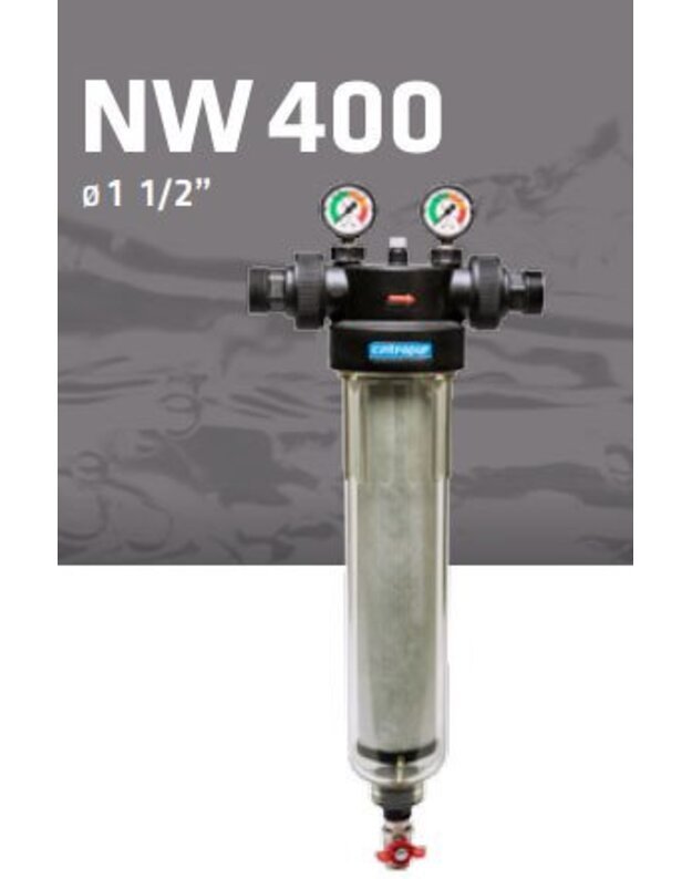 Cintropur NW 400 išcentrinis mechaninis vandens skaidrinimo filtras 