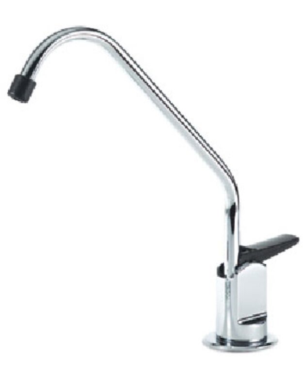 Blizgus viengubas vandens kranelis geriamojo vandens sistemoms RO KR2 1