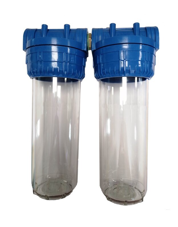 Dvigubas mechaninio filtro koprusas 10'' su 1'' pajungimu